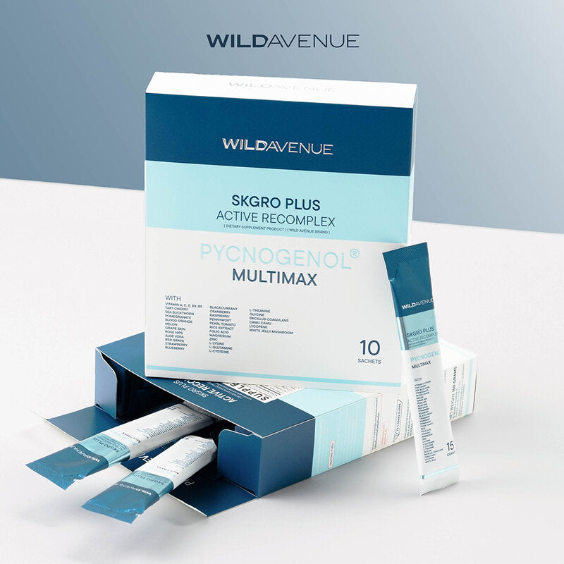 Wild Avenue Skgro Plus Active Recomplex Dietary Supplement 10 Sachets x 2pcs
