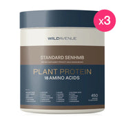 Wild Avenue Standard Senhmb Plant Protein 18 Amino Acids 450g x 3pcs