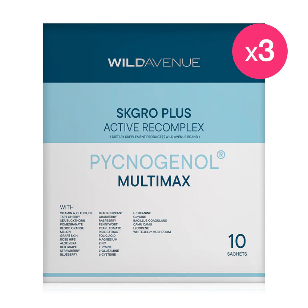 Wild Avenue Skgro Plus Active Recomplex Dietary Supplement 10 Sachets x 3pcs