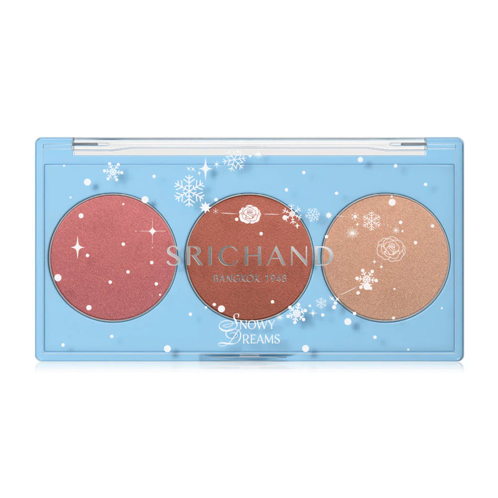 Srichand Snowy Dreams Cheek Palette 9g #02 Warm Night