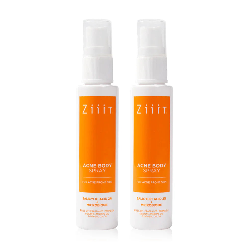 Ziiit Acne Body Spray 40ml x 2pcs