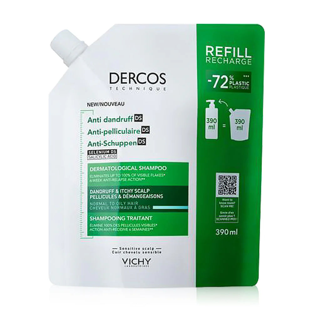 Vichy Dercos Anti-Dandruff Shampoo Refill 390ml