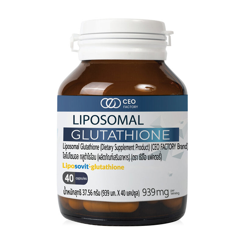 CEO Factory Liposomal Glutathione 40 Capsules Dietary supplement
