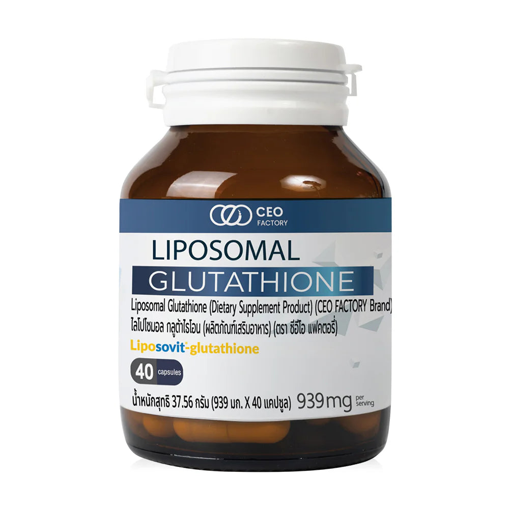 CEO Factory Liposomal Glutathione 40 Capsules Dietary supplement