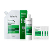 Vichy Dercos Anti-Dandruff Shampoo 200ml + Refill 390ml [Free Gift] 5pcs