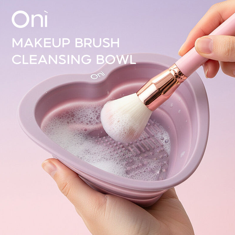 Oni Makeup Brush Cleansing Bowl Heart