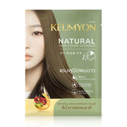 Keumyon Natural Hair Color Shampoo 30ml #Natural Medium Brown Color