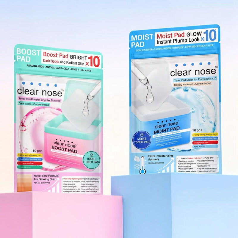 CLEAR NOSE Boost Pad Brightening Daily Booster 10 Pads