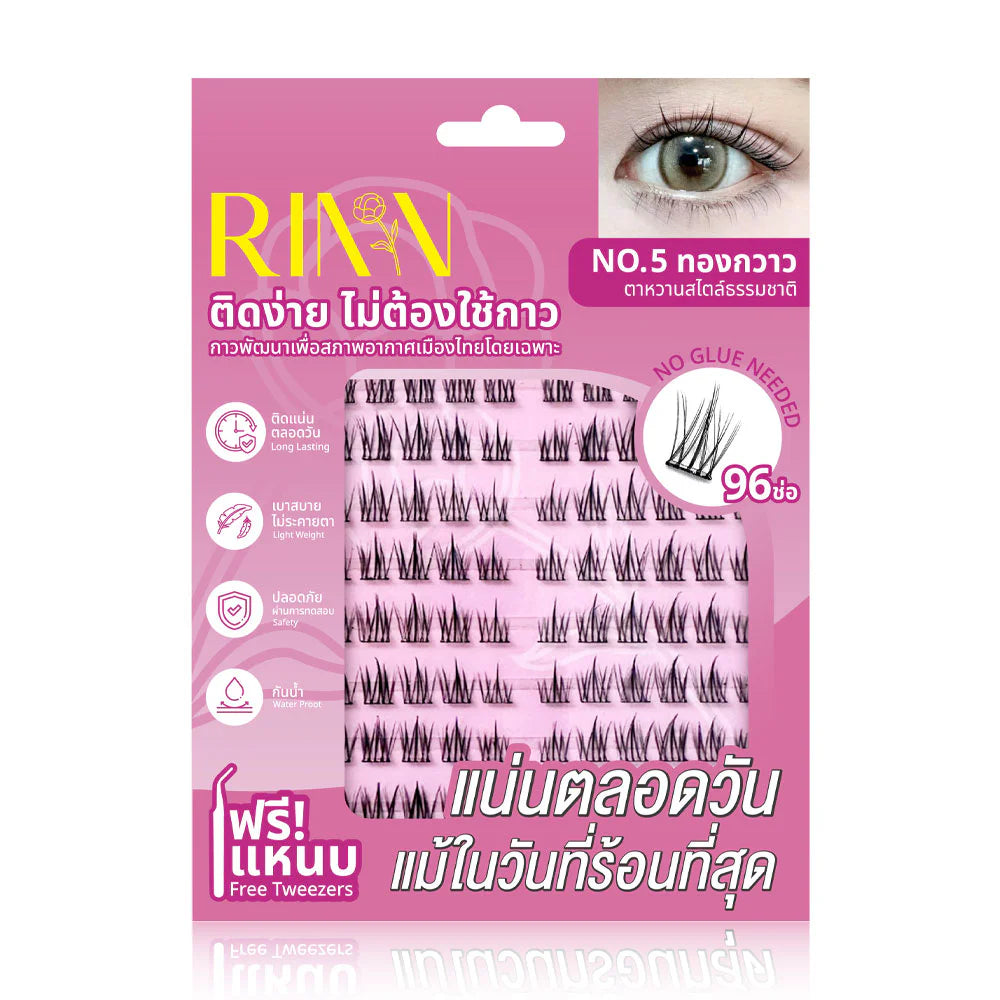 RINN Self-Adhesive Eyelashes 96pcs #05 Thongkaow