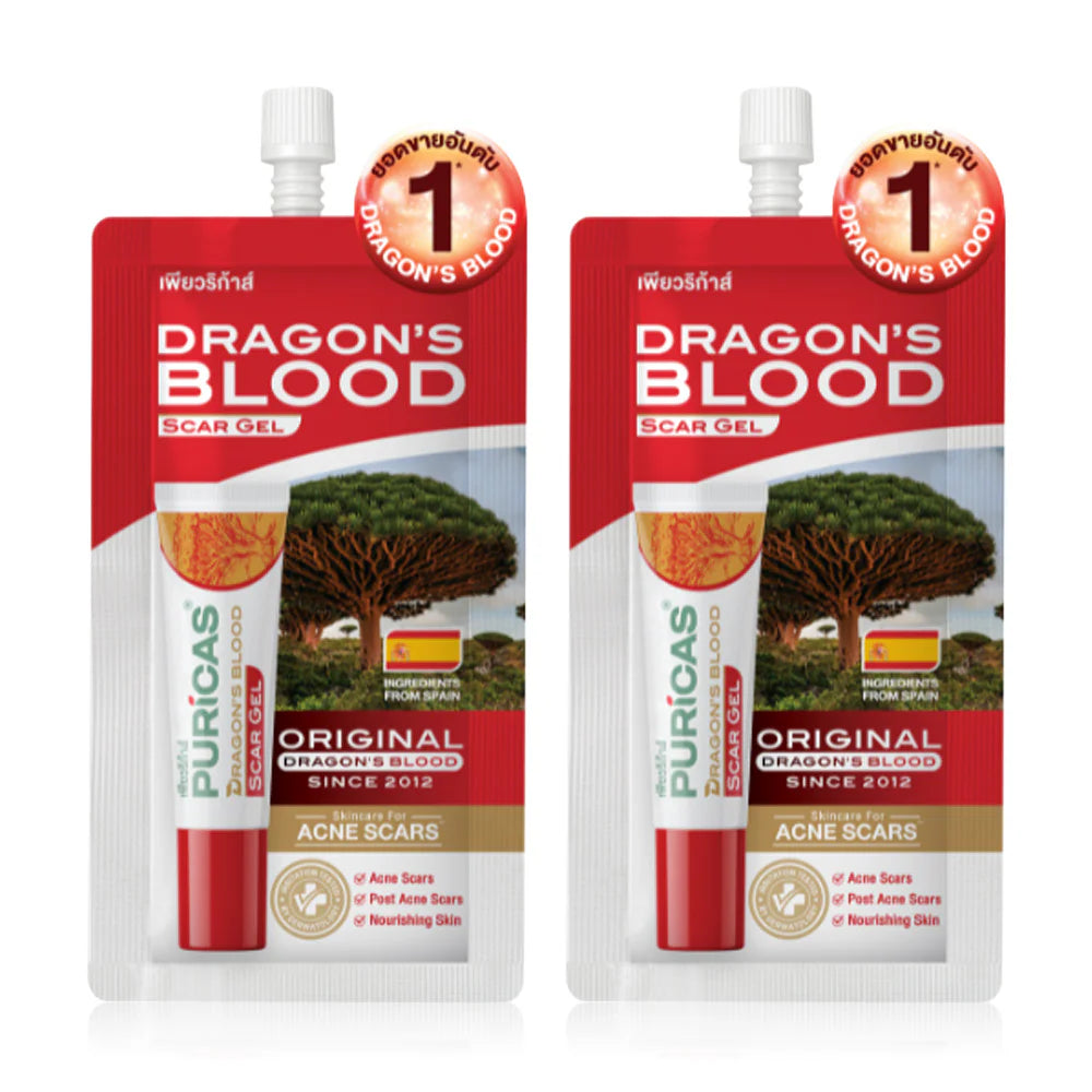 Puricas Dragon's Blood Scar Gel 4g x 2pcs