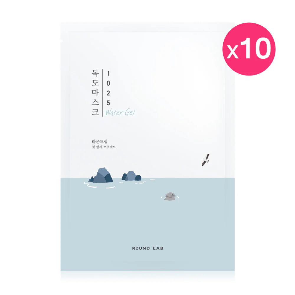 Round Lab 1025 Dokdo Hydrating Water Gel Mask 30ml x 10pcs
