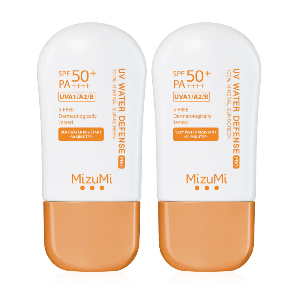 MizuMi UV Water Defense Pro Waterproof Sunscreen Cream 40g x 2pcs