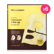 EQQUALBERRY Collagen Glow Up Hydrogel Mask 30g x 6pcs