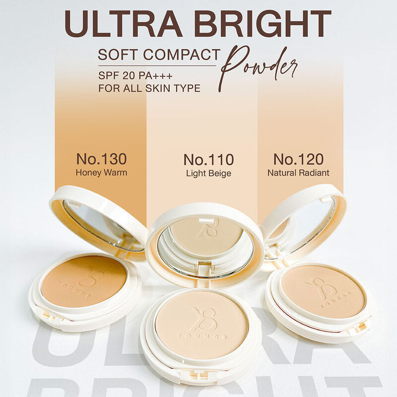 Y8 Ultra Bright Soft Compact Powder 10g
