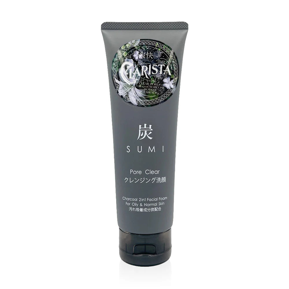 Clarista Tokyo Charcoal 2 In 1 Facial Foam 160g
