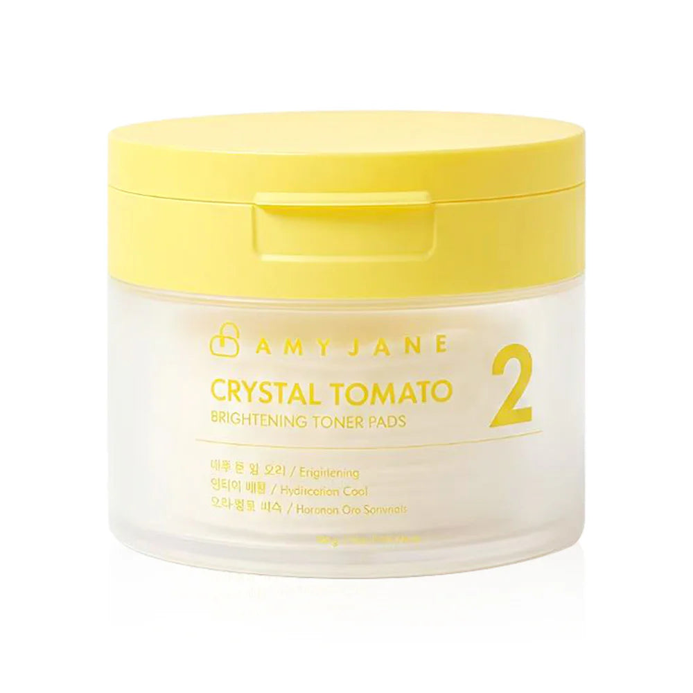 AMYJANE Crystal Tomato Brightening Toner Pads 120g 80 Pads
