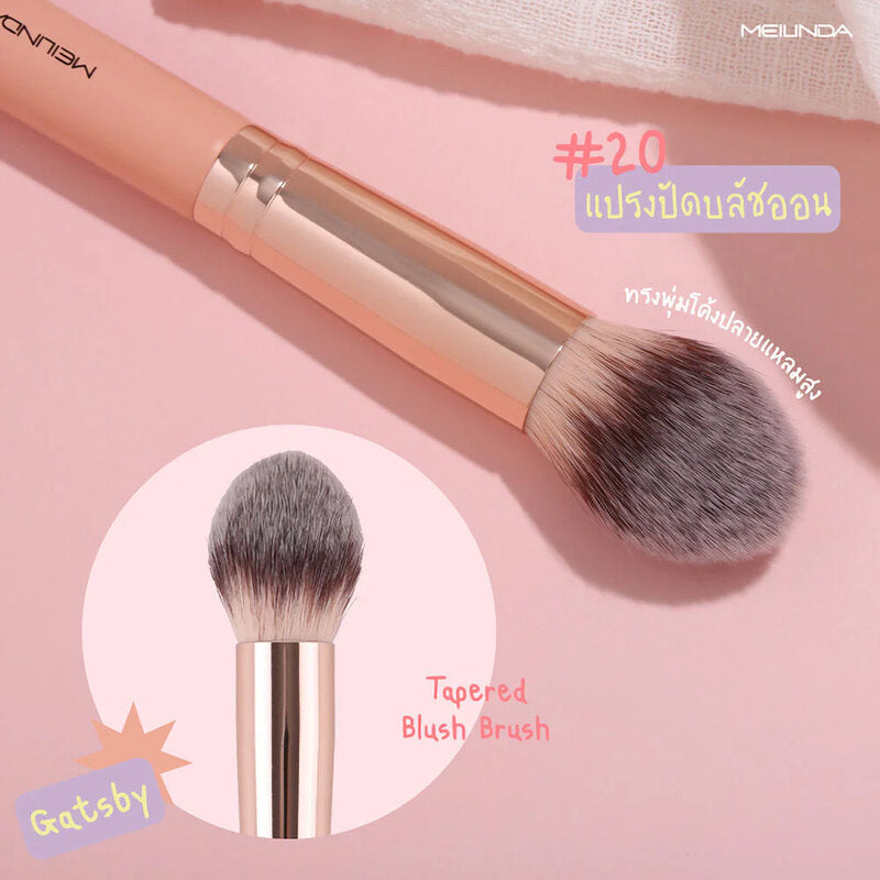 Mei Linda Gatsby Rose Tapered Blush Brush