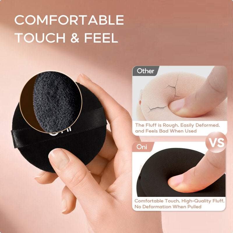 Oni Round Powder Puff 2pcs