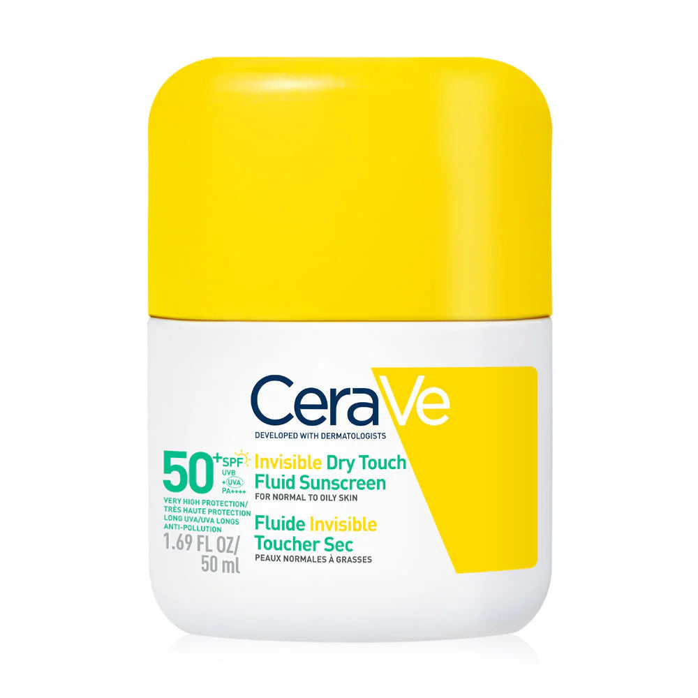 CeraVe Invisible Dry Touch Fluid Sunscreen 50ml