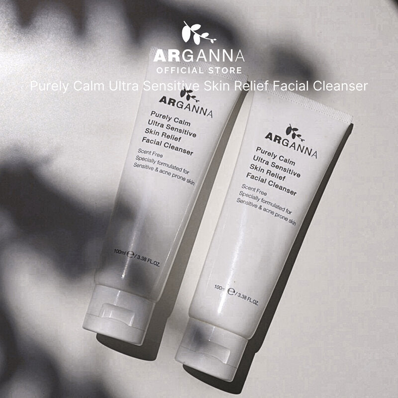 ARGANNA Purely Calm Ultra Sensitive Skin Relief Facial Cleanser 100ml