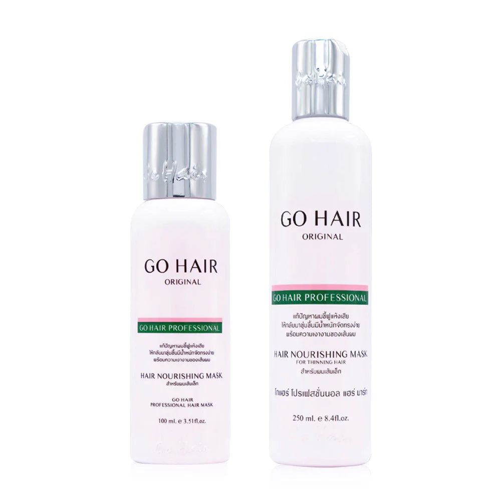 GO HAIR Set 2 Items Professional Hair Nourishing Mask 100ml + 250ml
