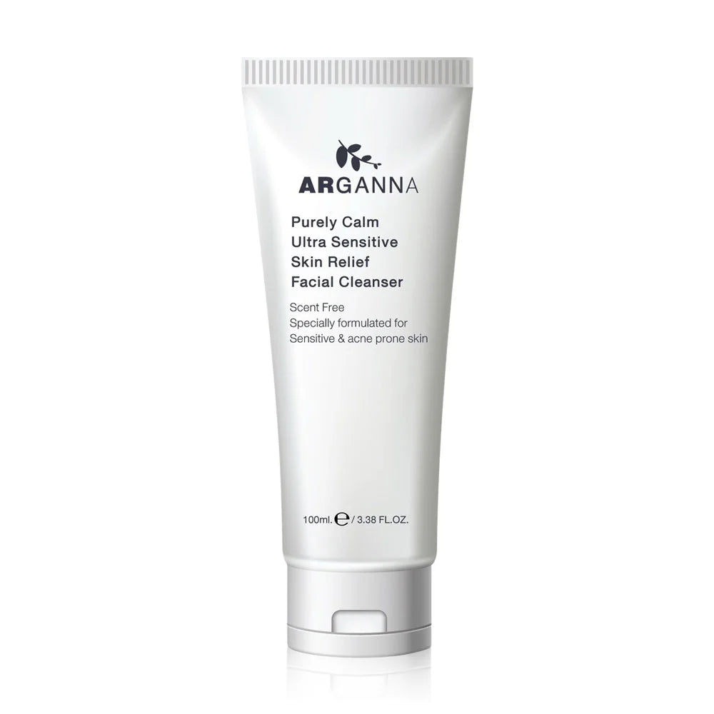 ARGANNA Purely Calm Ultra Sensitive Skin Relief Facial Cleanser 100ml