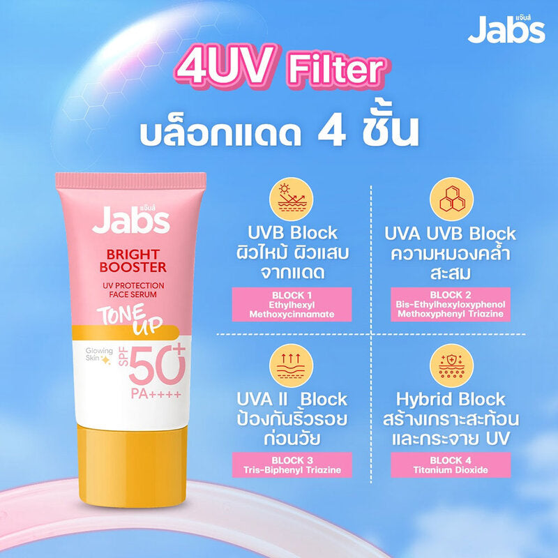 Jabs Bright Booster UV Face Serum 30ml