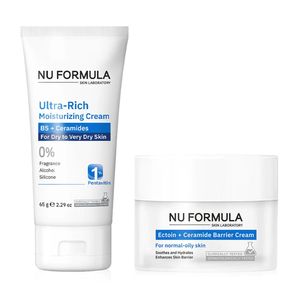 Nu Formula Ultra-Rich Moisturizing Cream B5 + Ceramide 65g + Ectoin + Ceramide Barrier Cream 50g 2 Items