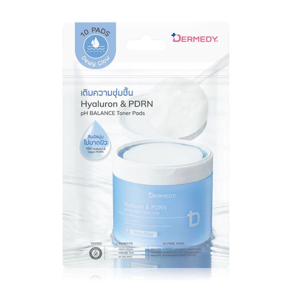 DERMEDY pH Balance Hyaluron & PDRN Toner Pads 25g [10 Pads]