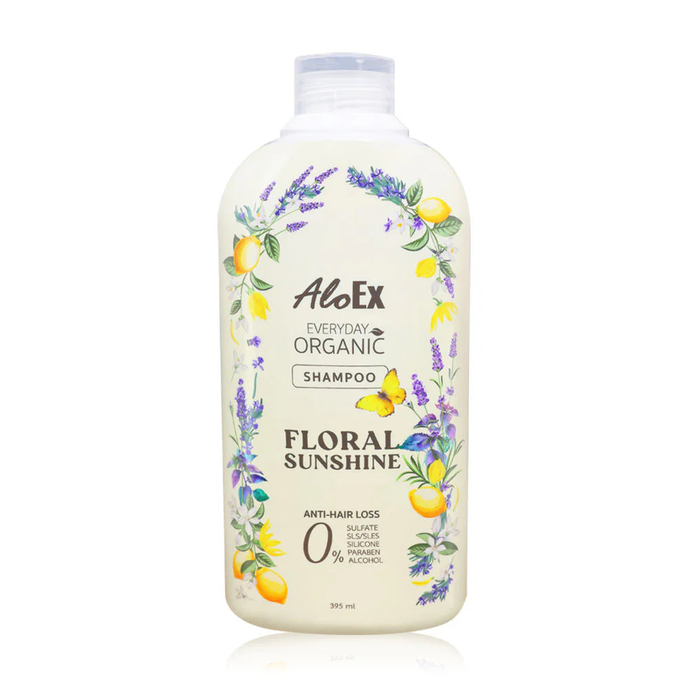 AloEx Everyday Organic Shampoo Floral Sunshine 395ml
