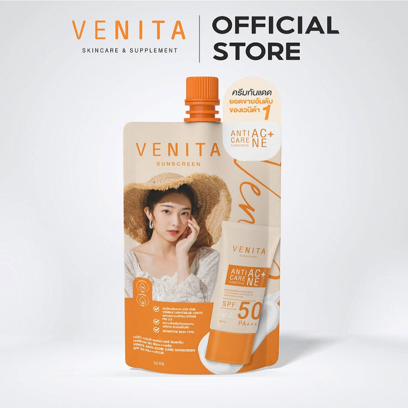 Venita Anti-Acne Care Sunscreen SPF50/PA+++ 10ml