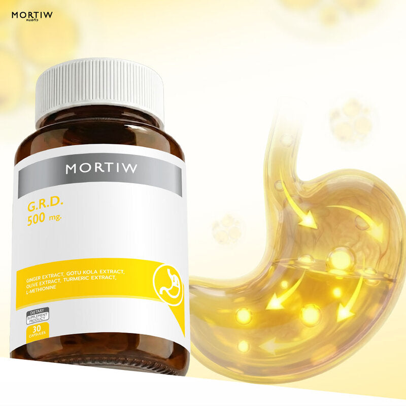 MORTIW GRD 500mg 30 Capsules Turmeric Extract Dietary Supplement