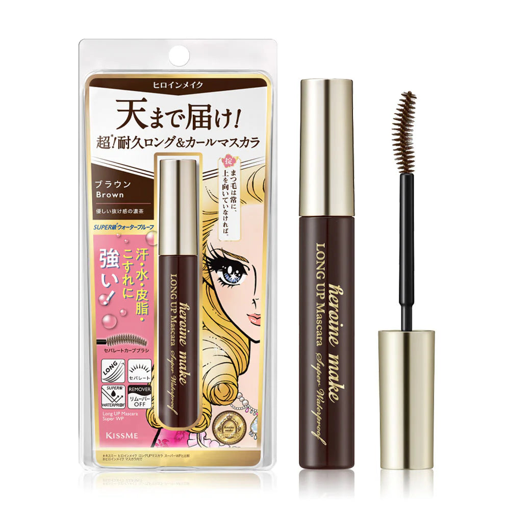 Kiss me Heroine Make Long UP Mascara Super WP N 6g - #02