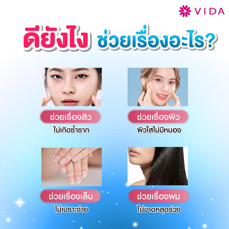 Vida Zinc Biotin 14 Capsules