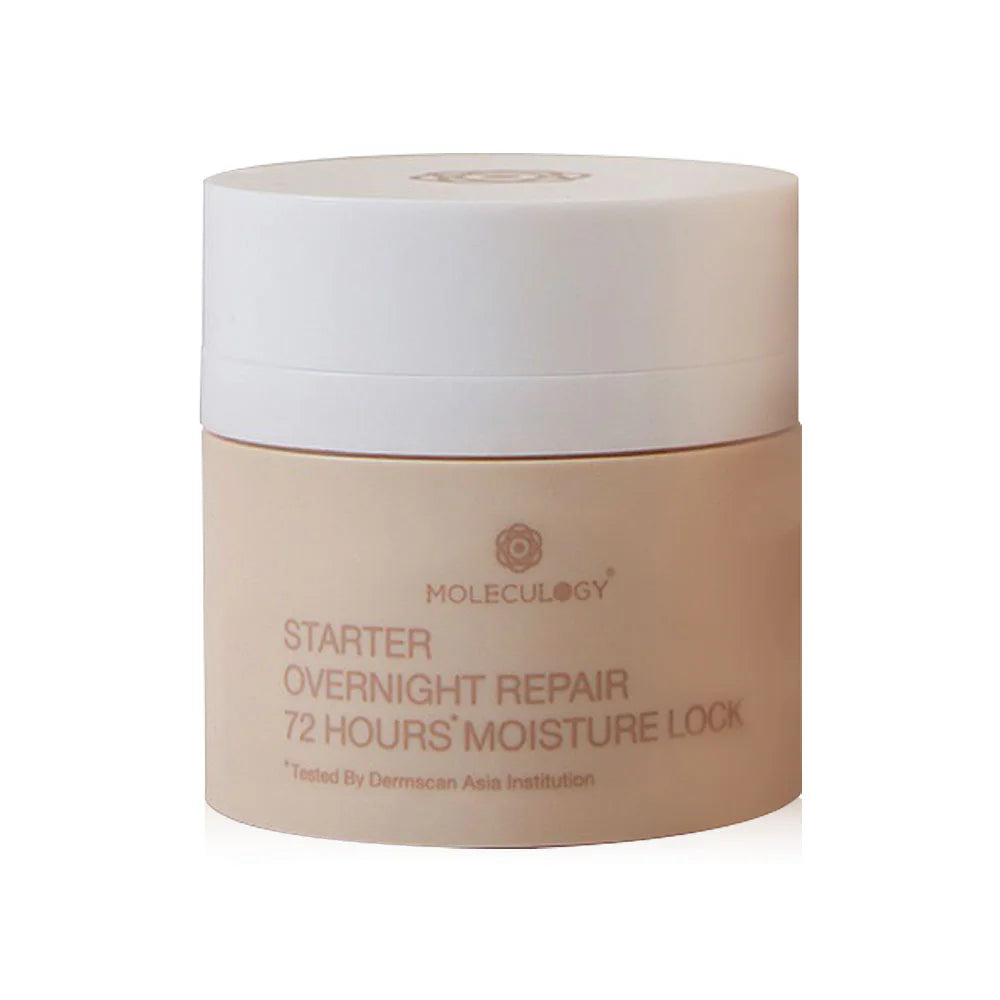 Moleculogy Starter Overnight Repair 72 Hours Moisture Lock 50g