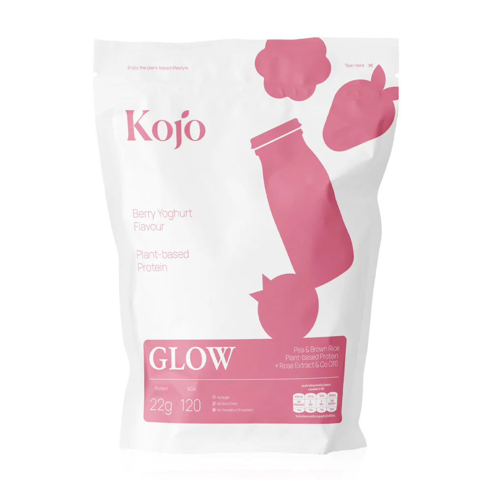 KOJO Glow Plant Based Protein 510g - #Berry Yoghurt Flavour