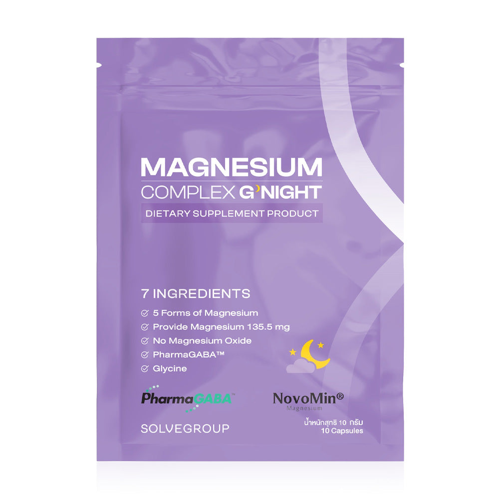 Solve Hair Magnesium Complex G Night 10 Capsules