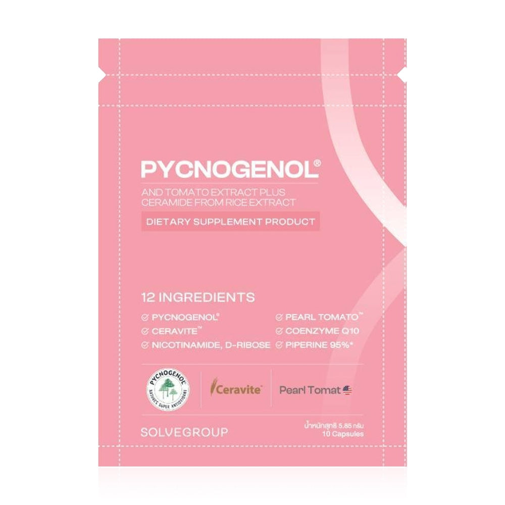 Solve Hair Pycnogenol And Tomato Extract With Ceramide From Rice Extract 10 Capsules