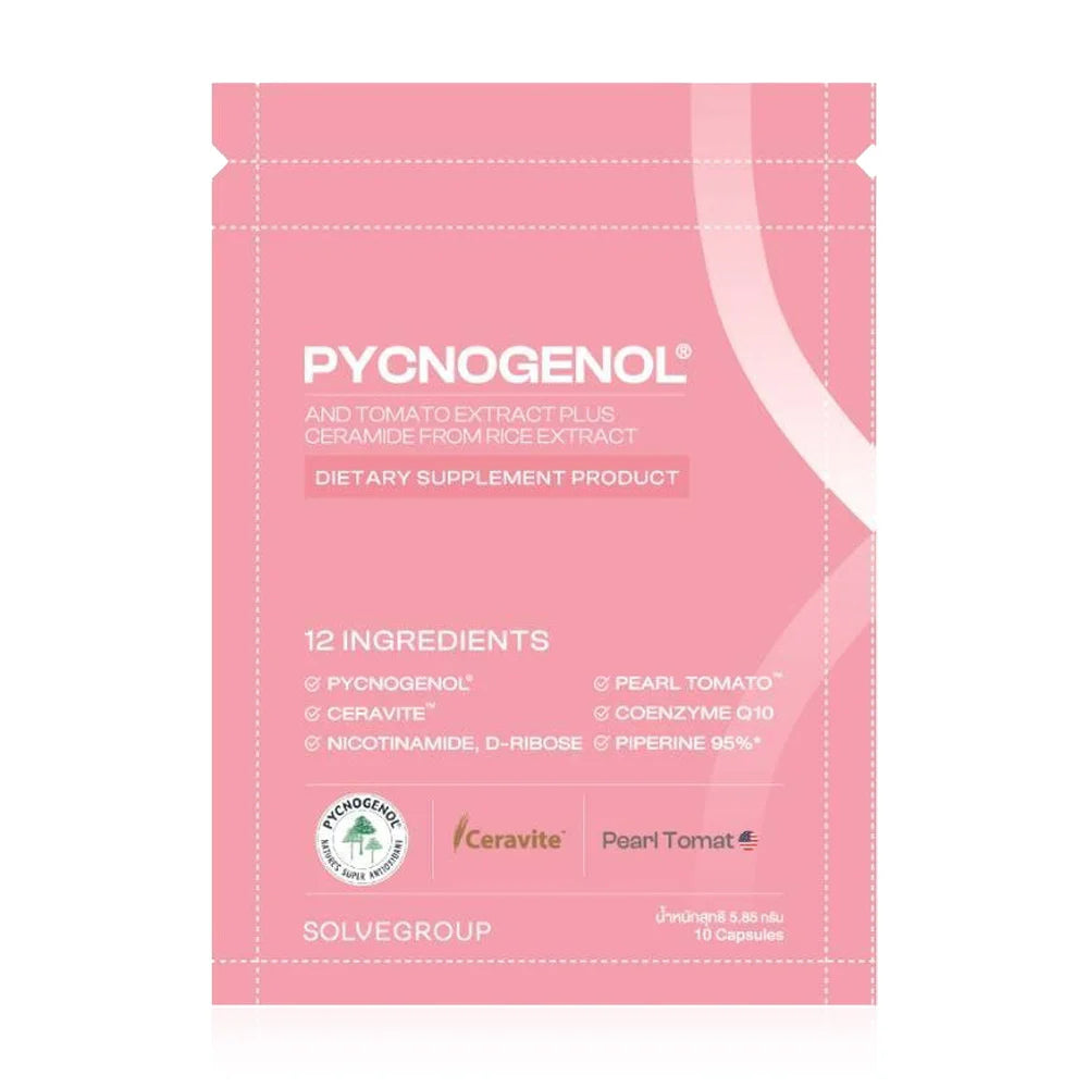 Solve Hair Pycnogenol And Tomato Extract With Ceramide From Rice Extract 10 Capsules