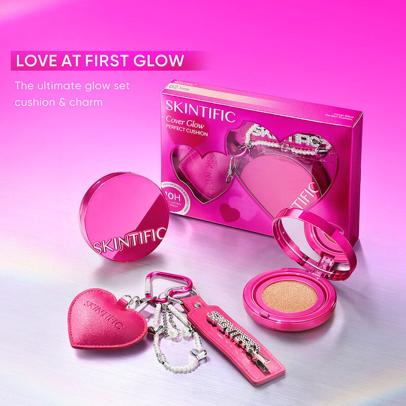 SKINTIFIC Cover Glow Perfect Cushion With Keychain 11g