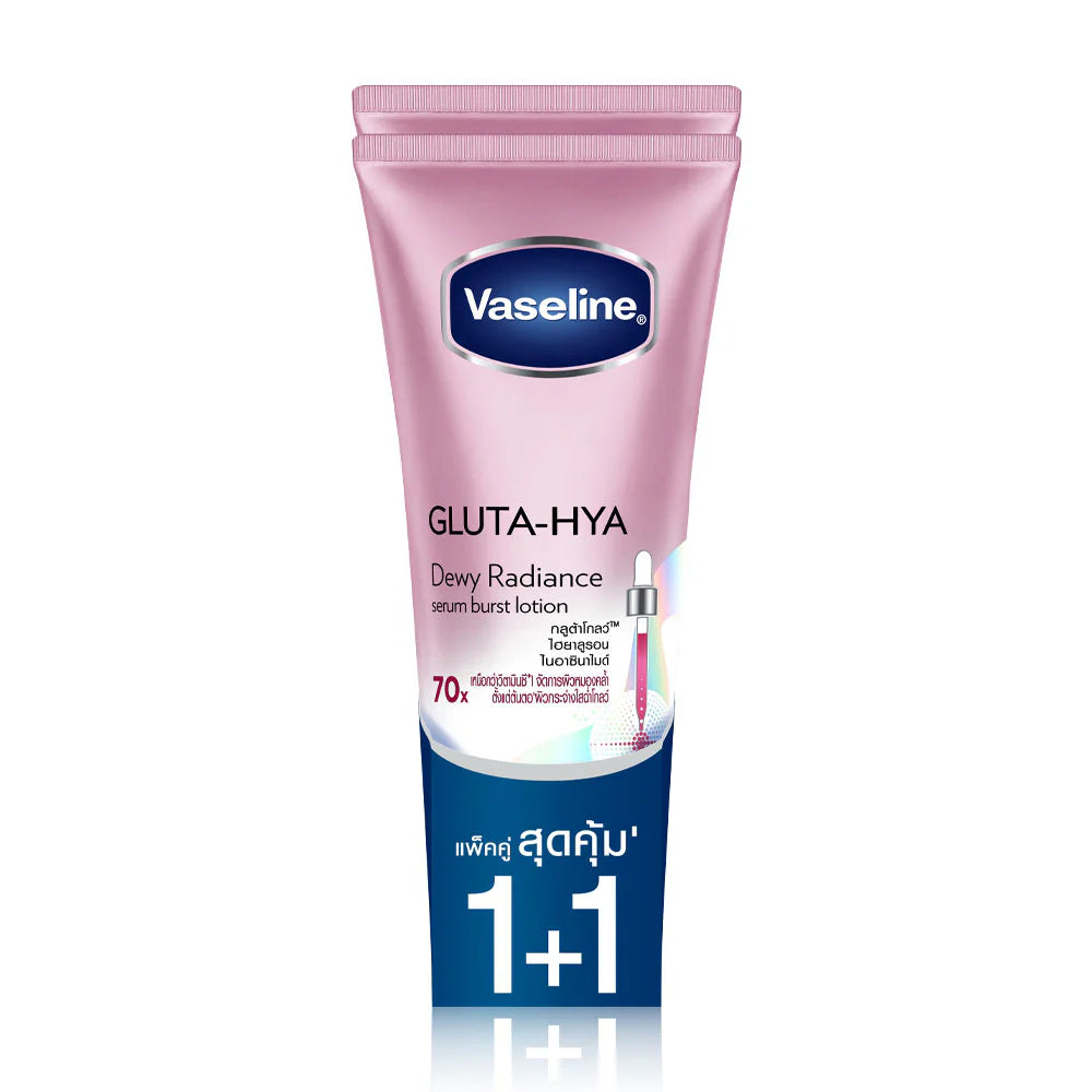 Vaseline Gluta-Hya Dewy Radiance Serum Burst Lotion [290ml x 2pcs]