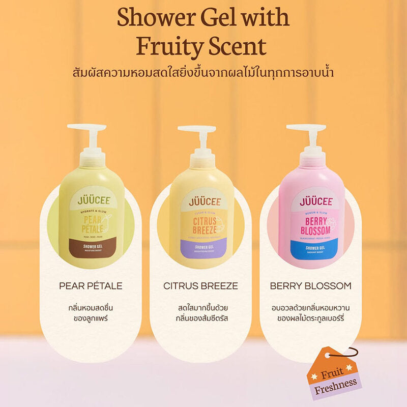 JUUCEE Pear Petale Shower Gel 450ml