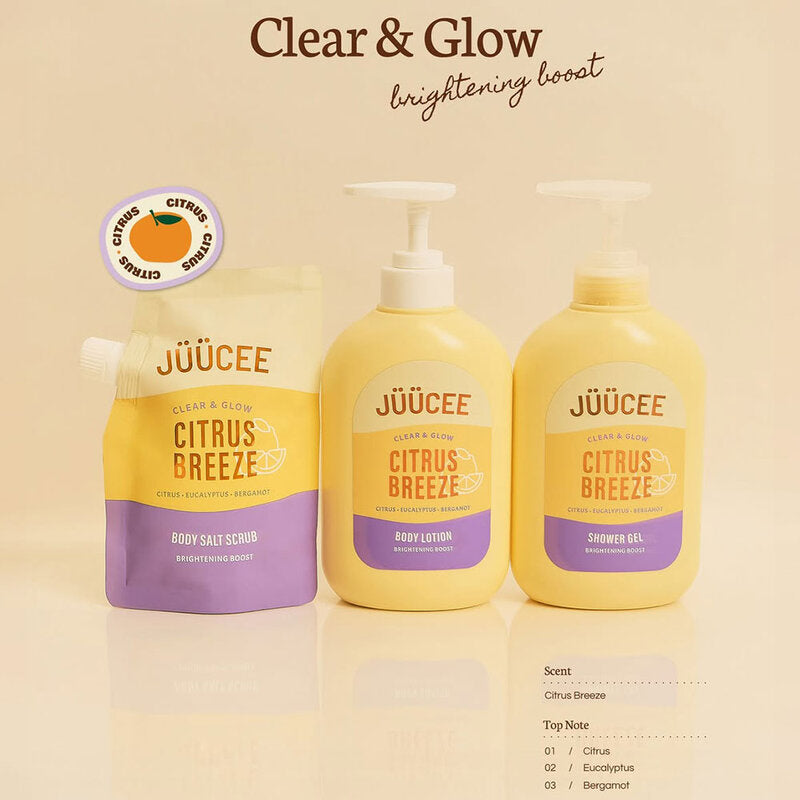 JUUCEE Citrus Breeze Body Salt Scrub 250g