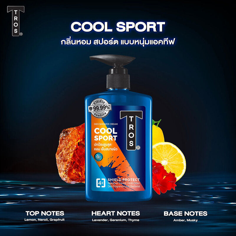 TROS Deo Shower Gel Cool Sport 450ml