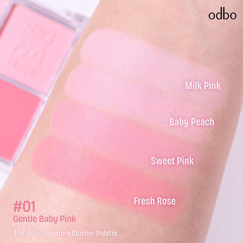 ODBO The New Signature Blusher Palette 9g