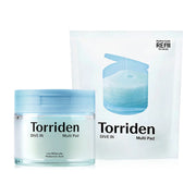 Torriden Dive In Low Molecular Hyaluronic Acid Multi Pad 80 Pads + Refill 80 Pads