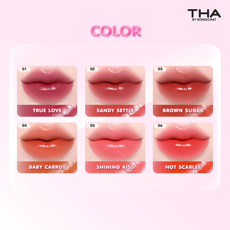 THA BY NONGCHAT Glassy Lip Tint 3.9g