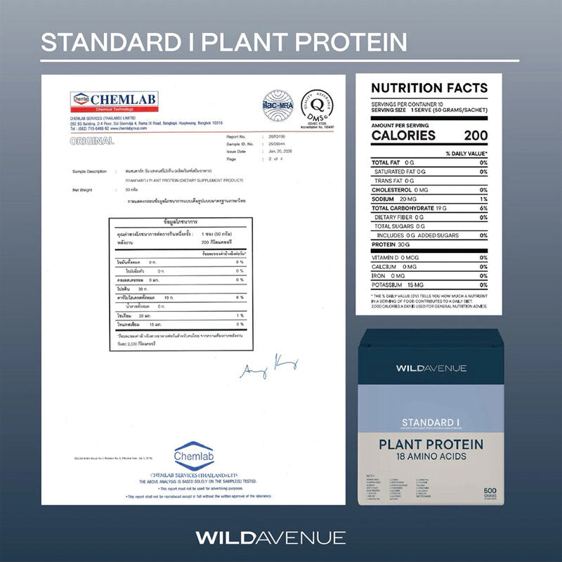 Wild Avenue Standard I Plant Protein 10 Sachets