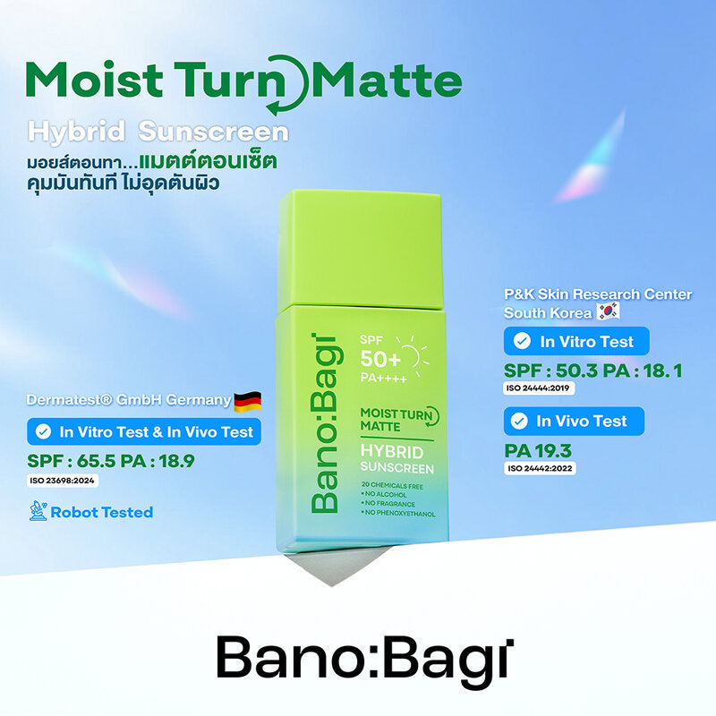 BANOBAGI Moist Turn Matte Hybrid Sunscreen SPF50+ PA++++ 30ml