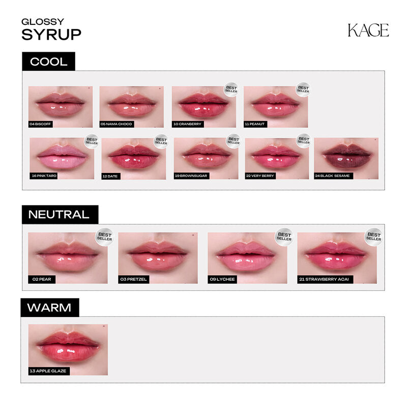 KAGE Syrup Glossy Lips Collection Mood Swing 9g